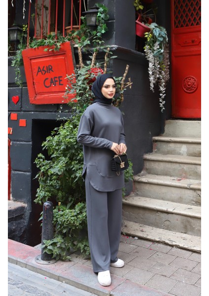 Oval Kesim Modal Pantolonlu Takım fiyatları