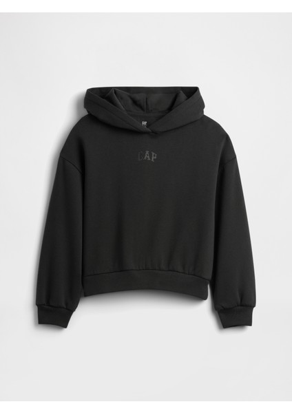 Kız Çocuk Siyah Vintagesoft Gap Logo Sweatshirt indirimleri