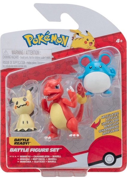 Bfs Pokemon Battle 3'lü Figür Seti fiyatları