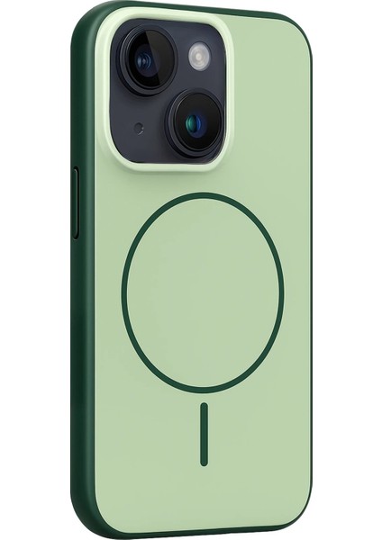 CPT05 Apple iPhone 14 Neva Magsafe Kapak - Koyu Yeşil modelleri