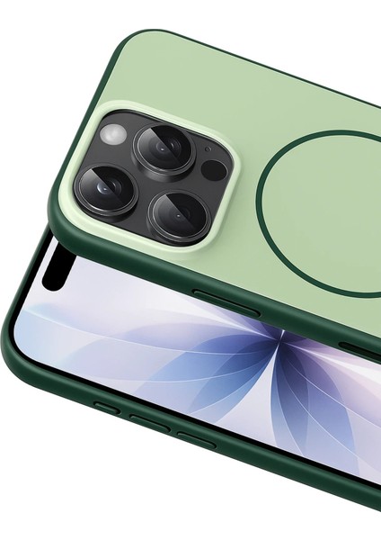 CPT05 Apple iPhone 16 Pro Max Neva Magsafe Kapak - Koyu Yeşil fiyatları