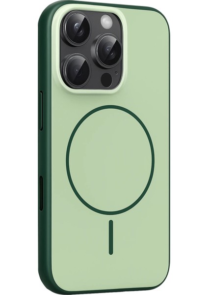 CPT05 Apple iPhone 16 Pro Max Neva Magsafe Kapak - Koyu Yeşil modelleri