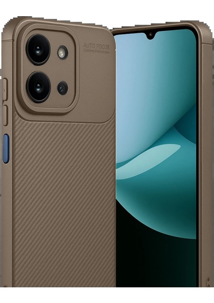 CPT05 Xiaomi Redmi 15C 4g Auto Focus Karbon Kapak - Kahverengi fiyatları