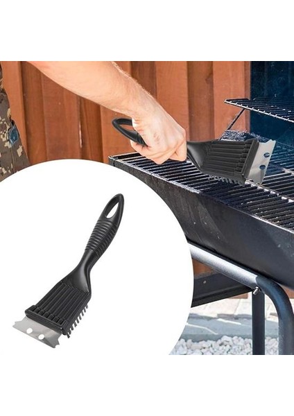 Mangal Barbekü Temizleme Fırçası + Banyo Mutfak Detaylı Temizlik Ince Kıl Fırçası - 2li Set Z9K8A2 fiyatları