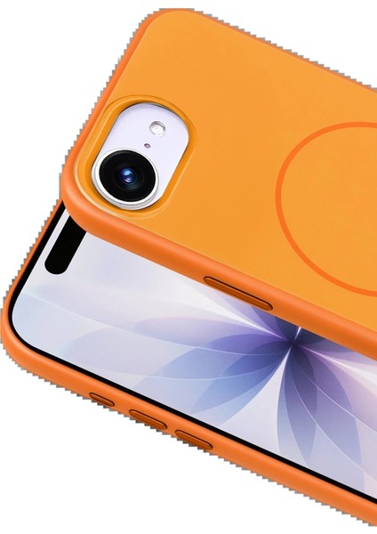 CPT05 Apple iPhone 16E Neva Magsafe Kapak - Turuncu fiyatları