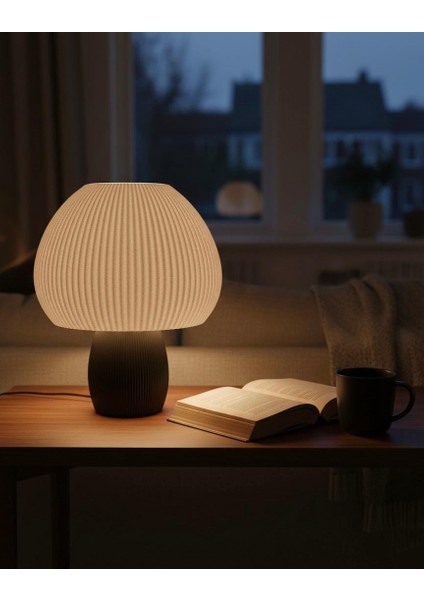 Mantar Abajur | Modern Tasarım Yatak Odası ve Salon