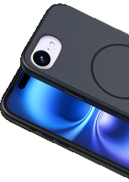 CPT05 Apple iPhone 16E Neva Magsafe Kapak - Siyah fiyatları