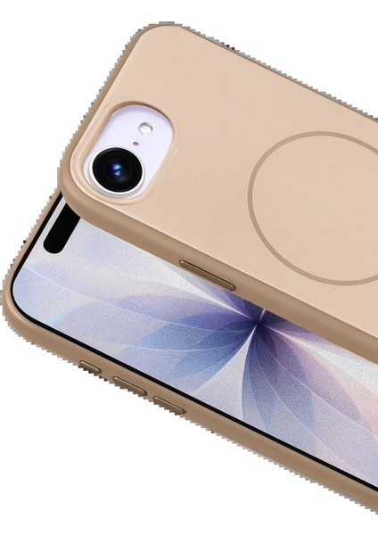 CPT05 Apple iPhone 16E Neva Magsafe Kapak - Gold fiyatları