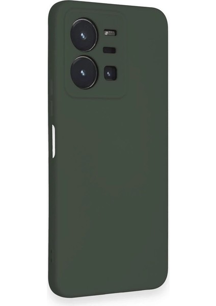Newface Vivo Y35 Kılıf Nano Içi Kadife Silikon - Koyu Yeşil fiyatları