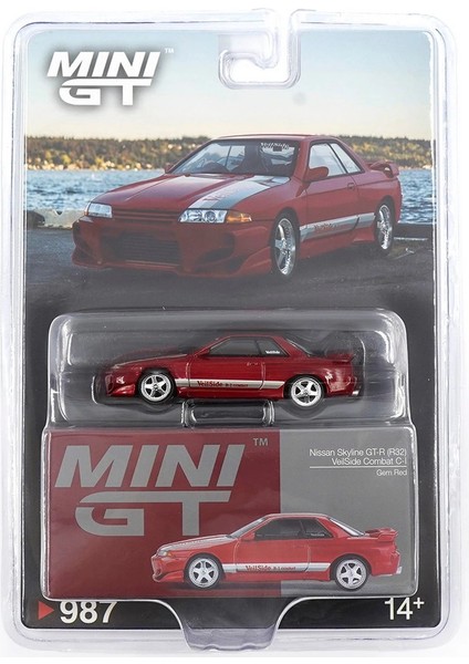 Mini Gt 1/64 Nissan Skyline Gt R R32 Veilside Combat Red
