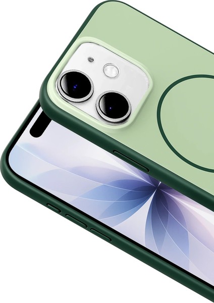 CPT05 Apple iPhone 11 Neva Magsafe Kapak - Koyu Yeşil fiyatları