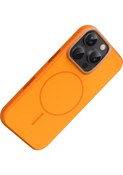 CPT05 Apple iPhone 16 Pro Max Neva Magsafe Kapak - Turuncu fırsatları