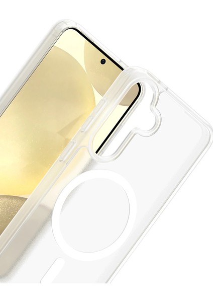 CPT05 Samsung Galaxy S25 Fe Jota Magsafe Kapak - Şeffaf modelleri