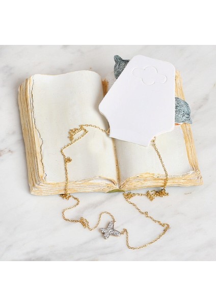 Loren 25'li Katlanabilir Beyaz Takı Kolye ve Bilek