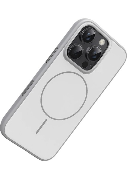 CPT05 Apple iPhone 16 Pro Max Neva Magsafe Kapak - Gri fırsatları