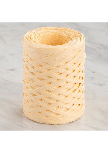 Loren Natural Raffia 90 gr Sarı Kağıt Ip - 4