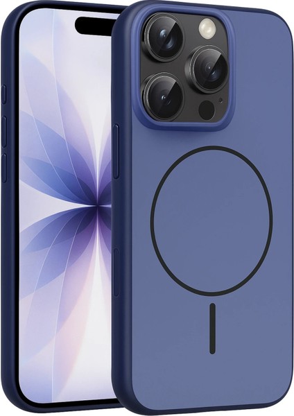 CPT05 Apple iPhone 16 Pro Max Neva Magsafe Kapak - Lacivert