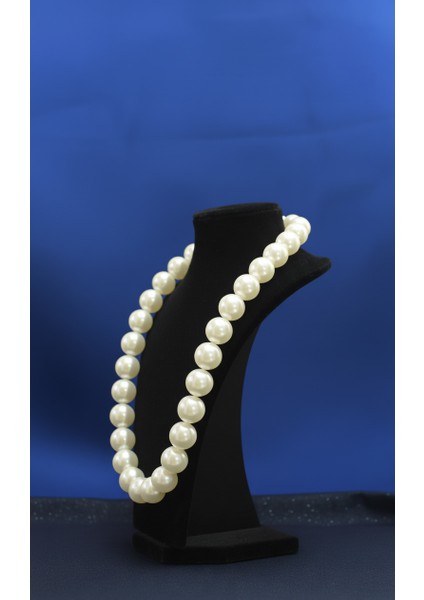 Klasik Beyaz Büyük Boy Inci Kolye modelleri