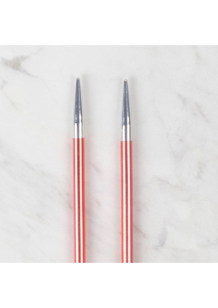 Loren Rythm 5mm Kırmızı Renkli Metal Örgü Şişi modelleri