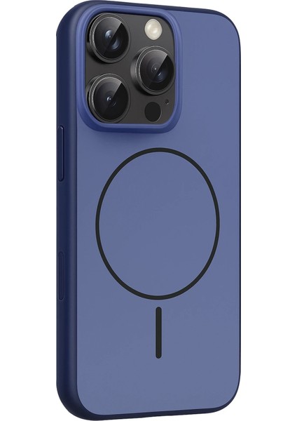 CPT05 Apple iPhone 16 Pro Max Neva Magsafe Kapak - Lacivert modelleri