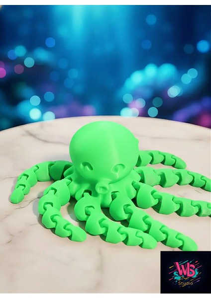 Organik Hareketli Sevimli Ahtapot Çocuk/bebek Oyuncağı