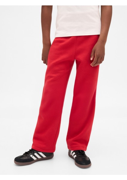 Erkek Çocuk Kırmızı Slim Gap Logo Pantolon modelleri