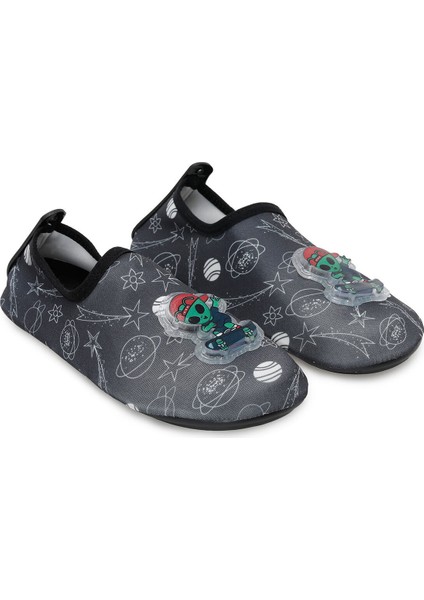 Işıklı Alien Detaylı Kaymaz Tabanlı Esnek Hafif Dayanıklı Çocuk Havuz Plaj Deniz Ayakkabısı fırsatları