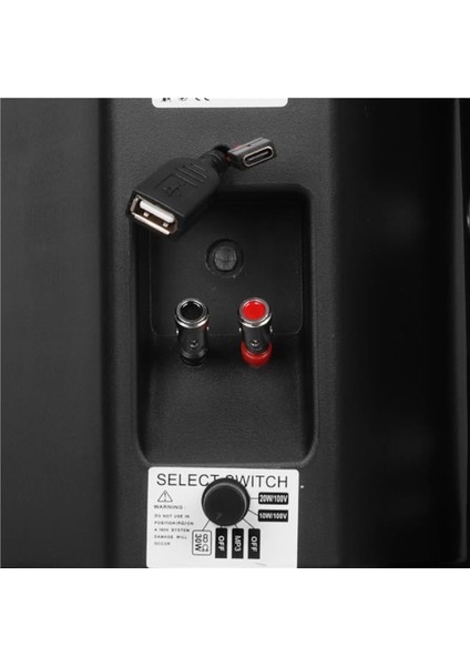 F-LHY5S 5.25" (13.5 Cm) Hat Trafolu Duvar Tipi Sütun Hoparlör (20W Rms / 180W Peak - Mp3 USB Uyumlu) - Siyah fırsatları