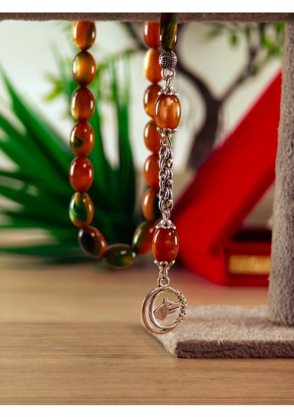 Ateş Kehribar Tesbih Usta Işçilik Yumurta Kesim Çam Reçinesinden Yapılma Orjinal Tesbih Sıkma Kehribar Tesbih indirimleri