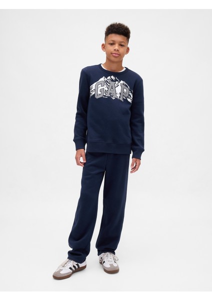 Erkek Çocuk Lacivert Slim Gap Logo Pantolon