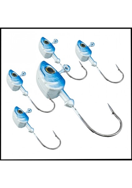 Uyguna-Yakala Mavi Beyaz - 8 Gr zoka - Kurşunlu Olta Iğnesi -5 ADET-ALA.270