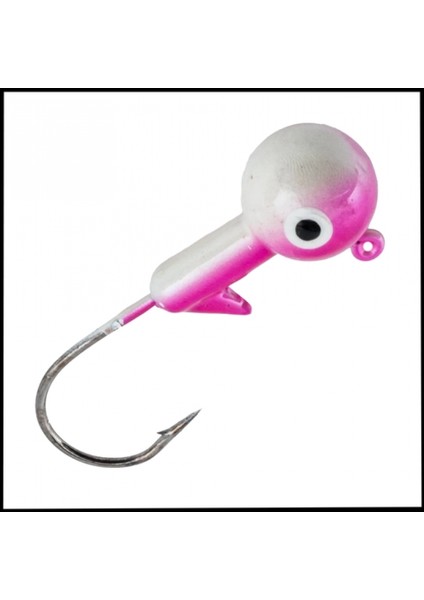 Uyguna-Yakala pembe Beyaz - 21 Gr- Kurşunlu Olta Iğnesi- Zoka -ALA.184