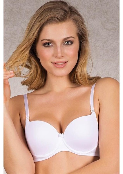 Anıl Balenli Desteksiz Dolgusuz Askıları Çıkabilen Günlük Klasik T-Shirt Sütyeni AX20819 fırsatları