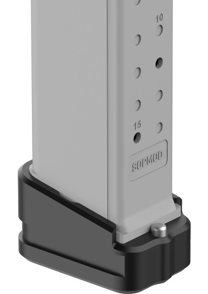 Glock Şarjör Kapasite Artırıcı Soket +3 Siyah