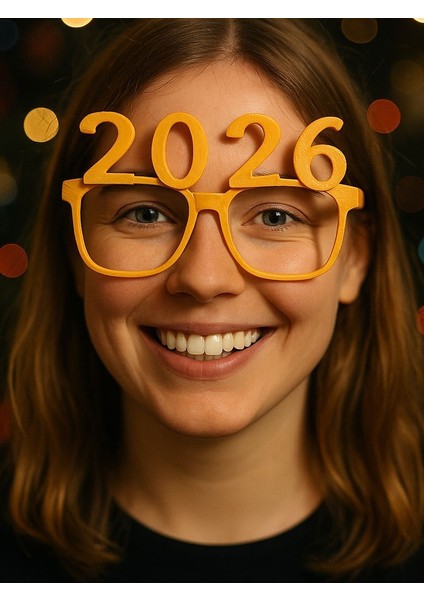 İHTIYACIN3D Yılbaşı Parti Gözlüğü 2026 – 3D Baskı Pla Eğlenceli Yeni Yıl Aksesuarı fiyatları