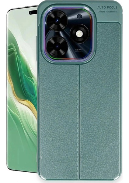 Tecno Spark Go 2024 Kılıf Auto Focus Kapak - Koyu Yeşil