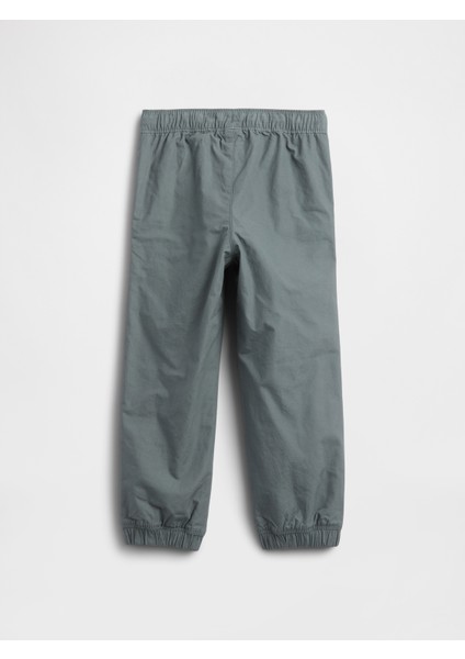 Erkek Bebek Gri Gap Pull-On Relaxed Poplin Jogger Eşofman Altı modelleri