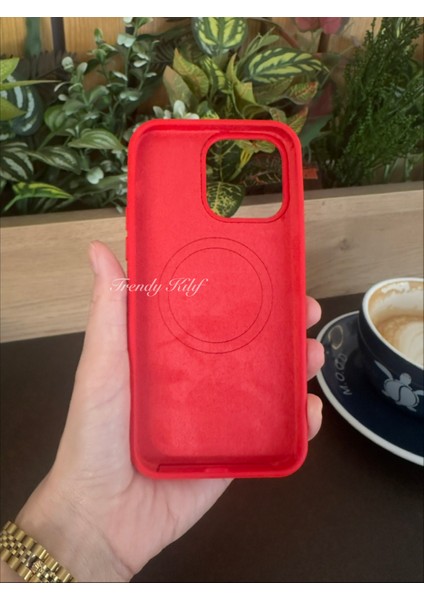iPhone (16 Plus) Uyumlu Magguard Magsafe Destekli Silikon Kılıf fırsatları