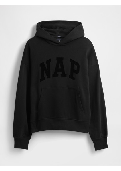 Erkek Siyah Vintagesoft Nap Logo Sweatshirt fiyatları