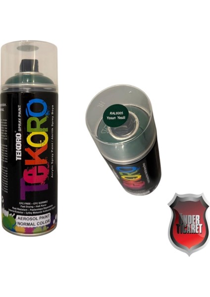 Akrilik Sprey Boya 400 ml 12 Adet – Metal, Plastik, Ahşap Cam ve Oto Yüzeylere Uygun Renkler fiyatları