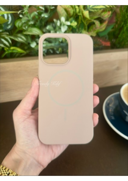 iPhone (16 Plus) Uyumlu Magguard Magsafe Destekli Silikon Kılıf