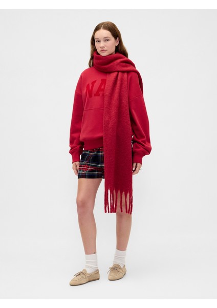 Erkek Kırmızı Vintagesoft Nap Logo Sweatshirt indirimleri