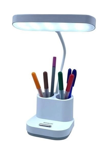 Buffer® Kalemlikli Usbli Dokunmatik 3 Kademeli 360 Derece Özel Göz Korumalı LED Lityum Masa Lambası