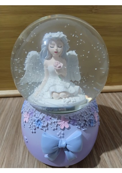 Dekoratif Nostalji Cam Kar Küresi Işıklı ve Müzikli fiyatları