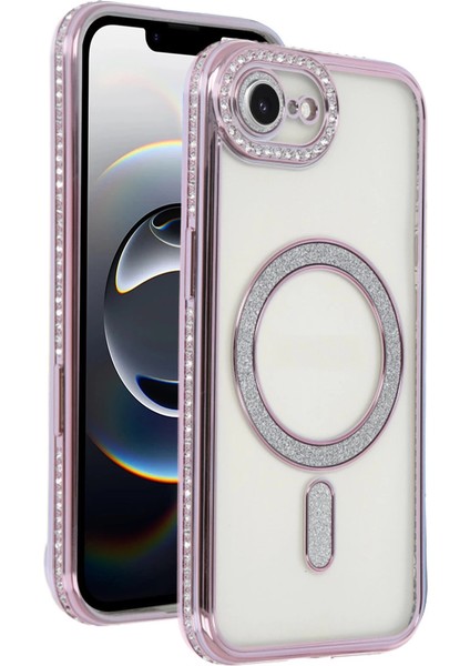 Apple Iphone 16E Joke Simli Magneticsafe Kılıf - Pembe