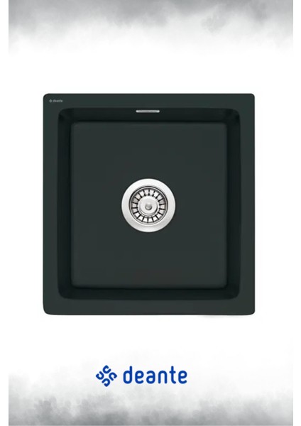 - Sabor Seramik 1 Bölmeli - Mat Siyah Mutfak Evyesi