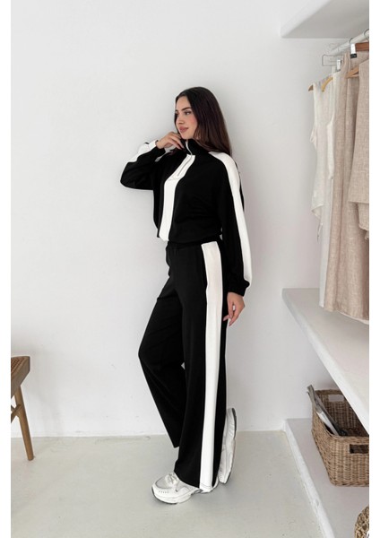 Garnili Yarım Fermuarlı Modal Takım modelleri