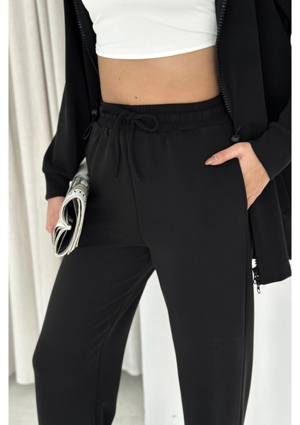 Şal Yaka Çift Fermuarlı Stoperli Modal Takım fiyatları