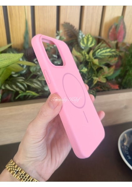 iPhone (15 Pro) Uyumlu Magguard Magsafe Destekli Silikon Kılıf fiyatları