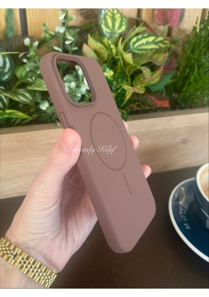 iPhone (15 Plus) Uyumlu Magguard Magsafe Destekli Silikon Kılıf fiyatları